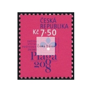 0498 - Světov&aacute; v&yacute;stava po&scaron;tovn&iacute;ch zn&aacute;mek PRAGA 2008