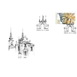 1102 FDC - 900. v&yacute;roč&iacute; Premonstr&aacute;tsk&eacute;ho ř&aacute;du