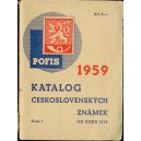 Katalog československ&yacute;ch zn&aacute;mek POFIS 1959