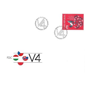 1109 FDC - Visegr&aacute;dsk&aacute; skupina (V4)