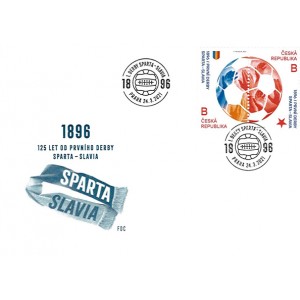 1113-1114 (s&eacute;rie FDC) - Prvn&iacute; derby Sparta &ndash; Slavia