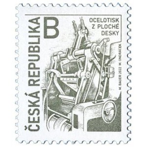 1148 - Tradice česk&eacute; zn&aacute;mkov&eacute; tvorby: Ocelotisk z ploch&eacute; desky &ndash; WAITE