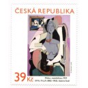 1153 - Emil Filla: D&iacute;vka s mandol&iacute;nou