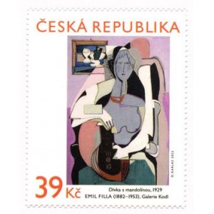 1153 - Uměleck&aacute; d&iacute;la na zn&aacute;mk&aacute;ch: Emil Filla