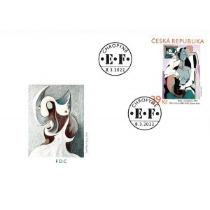1153 FDC - Uměleck&aacute; d&iacute;la na zn&aacute;mk&aacute;ch: Emil Filla