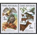 0273-0274 (s&eacute;rie) - Myslivost v ročn&iacute;ch obdob&iacute;ch: Podzim + Zima