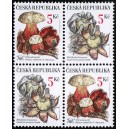 0264-0265 (4blok) - Vz&aacute;cn&eacute; houby: Hřib + Hvězdovka