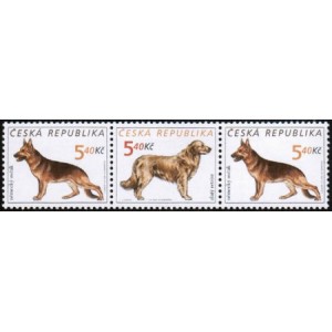 0296-0297 (3blok) - Psi: Ovč&aacute;k + Retr&iacute;vr + Ovč&aacute;k
