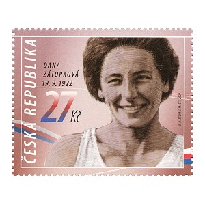 1171-1172 (s&eacute;rie) - Emil Z&aacute;topek a Dana Z&aacute;topkov&aacute;