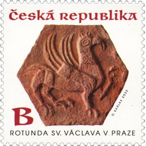 1176-1177 (s&eacute;rie) - Rotunda sv. V&aacute;clava v Praze