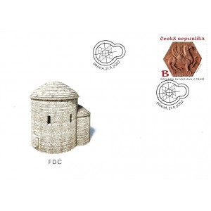 1176-1177 (s&eacute;rie FDC) - Rotunda sv. V&aacute;clava v Praze