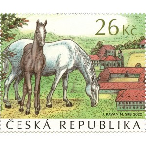 1180-1183 (s&eacute;rie) - N&aacute;rodn&iacute; hřebč&iacute;n Kladruby nad Labem
