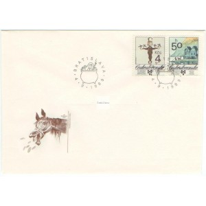 2904-2907 FDC (s&eacute;rie) - Bien&aacute;le ilustrac&iacute; Bratislava