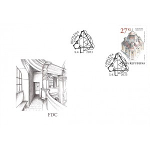 1196-1198 (s&eacute;rie FDC) - Jan Blažej Santini Aichel a jeho stavby
