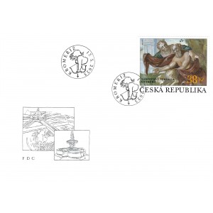1204-1205 (s&eacute;rie FDC) - Barokn&iacute; n&aacute;stěnn&eacute; malby
