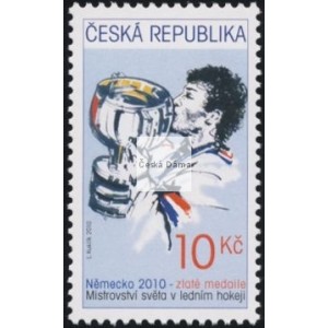 0641 - MS v ledn&iacute;m hokeji Německo 2010 - Zlat&aacute; medaile