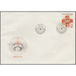 3012 FDC - Československ&yacute; Červen&yacute; kř&iacute;ž