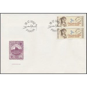 3029 FDC - Den československ&eacute; po&scaron;tovn&iacute; zn&aacute;mky