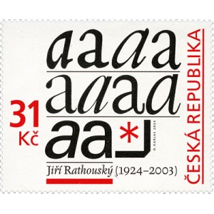 1256 - Uměleck&aacute; d&iacute;la na zn&aacute;mk&aacute;ch: Jiř&iacute; Rathousk&yacute;