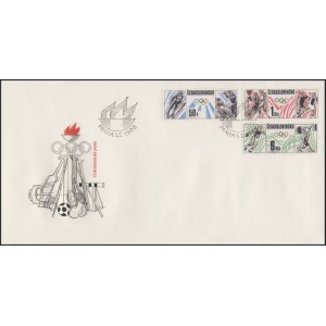 2826-2828 FDC - Olympijsk&eacute; hry 1988