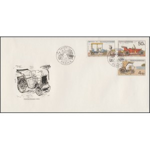 2831-2835 (s&eacute;rie FDC) - Historick&eacute; automobily