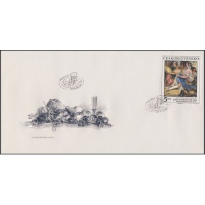 2860 FDC - Muzeum po&scaron;tovn&iacute; zn&aacute;mky - V&aacute;vrův dům v Praze
