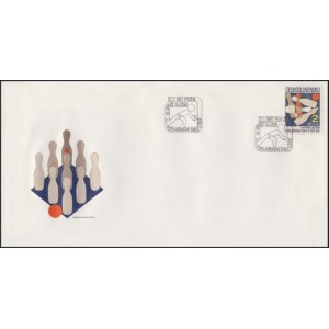 2779 FDC - 50. v&yacute;roč&iacute; kuželk&aacute;řsk&eacute;ho svazu