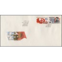 2815-2816 FDC - 70. v&yacute;roč&iacute; VŘSR a 65. v&yacute;roč&iacute; SSSR