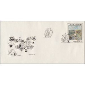 2818-2822 (s&eacute;rie FDC) - Uměn&iacute; 1987