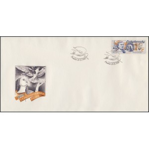 2823 FDC - Den československ&eacute; po&scaron;tovn&iacute; zn&aacute;mky