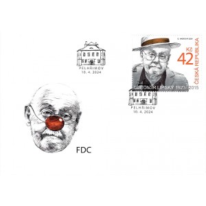 1258-1259 (s&eacute;rie FDC) - Divadlo a film: Lubom&iacute;r Lipsk&yacute;, Oldřich Lipsk&yacute;