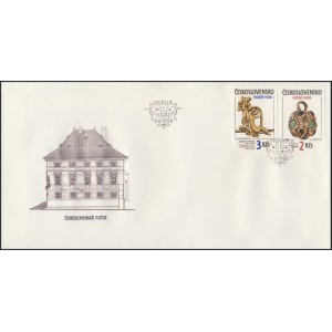 2748-2749 FDC - Pražsk&yacute; hrad