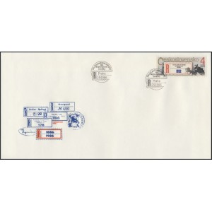 2755 FDC - 100 let od zaveden&iacute; R-n&aacute;lepky