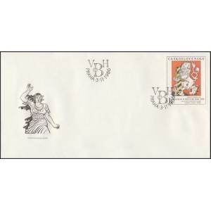 2772-2776 (s&eacute;rie FDC) - Uměn&iacute; 1986
