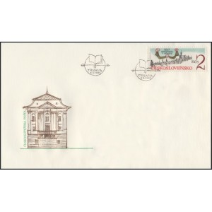 2684 FDC - 350. v&yacute;roč&iacute; založen&iacute; univerzity v Trnavě