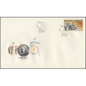 2692 FDC - INTERKOSMOS - v&yacute;zkum Halleyovy komety