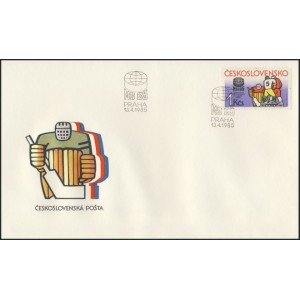 2693 FDC - MS v ledn&iacute;m hokeji 1985 v Praze