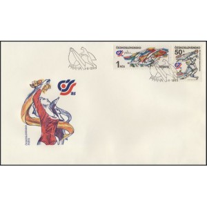 2699-2700 FDC - Československ&aacute; spartaki&aacute;da 1985