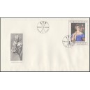 2724 FDC - Jozef Ginovsk&yacute;: Podobizna mlad&eacute; ženy v modr&yacute;ch &scaron;atech