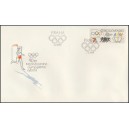 2633 FDC - 90 let Mezin&aacute;rodn&iacute;ho olympijsk&eacute;ho hnut&iacute;