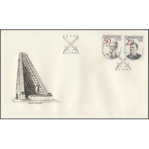 2643-2646 (s&eacute;rie FDC) - Hrdinov&eacute; odboje proti fa&scaron;ismu