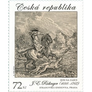1262-1263 (s&eacute;rie) - J. E. Ridinger: Loveck&aacute; grafika