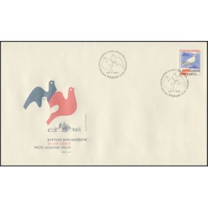 2596 FDC - Shrom&aacute;žděn&iacute; za m&iacute;r a život Praha 1983