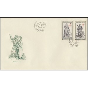 2621-2625 (s&eacute;rie FDC) - Dobov&eacute; kost&yacute;my ze star&yacute;ch rytin