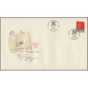 2519 FDC - 70. v&yacute;roč&iacute; VI. v&scaron;erusk&eacute; konference SDDSR v Praze