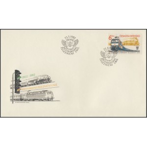 2530 FDC - 60. v&yacute;roč&iacute; Mezin&aacute;rodn&iacute; železničn&iacute; unie