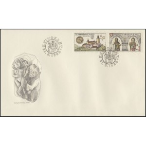 2545-2548 (s&eacute;rie FDC) - Poklady československ&yacute;ch hradů a z&aacute;mků