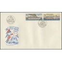 2551-2552 FDC - Dunaj - řeka m&iacute;rov&eacute; spolupr&aacute;ce v Evropě