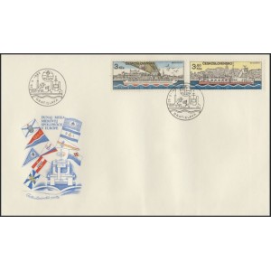 2551-2552 FDC - Dunaj - řeka m&iacute;rov&eacute; spolupr&aacute;ce v Evropě