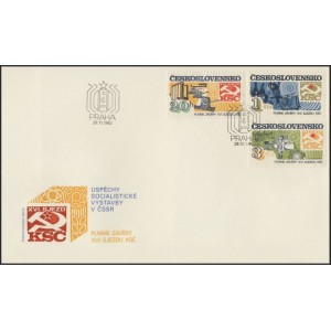 2557-2559 FDC - &Uacute;spěchy socialistick&eacute; v&yacute;stavby v ČSSR